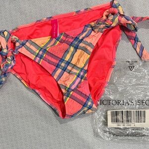 Victoria's Secret Pink and Multicolor Bikini Bottom